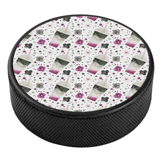 Asexual Pride Hockey Puck (3/4)