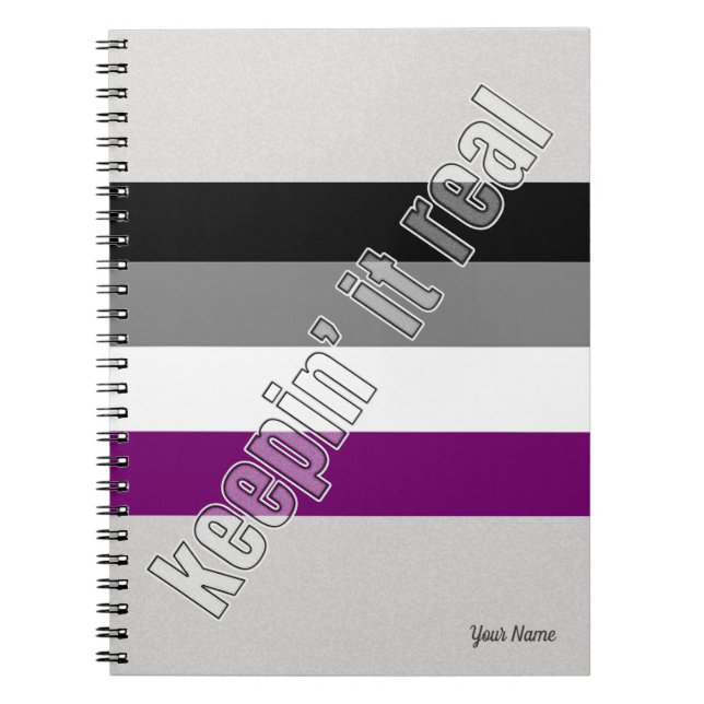 Asexual Pride Notebook Notizblock (Vorderseite)