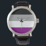 ASEXUAL PRIDE STRIPES DESIGN -.pnng Armbanduhr<br><div class="desc">Bestellen Sie kundenspezifische Uhren und Bekleidung.</div>