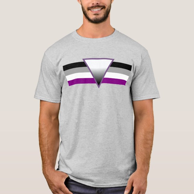 Asexual Pride T - Shirt (Vorderseite)