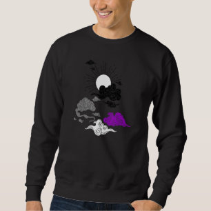 Asexual Prix Japanese Sun LGBTQ Ace Sky LGBT Asex Sweatshirt