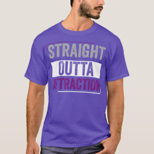 Asexual Straight out Attraction Asexualität Funny T-Shirt