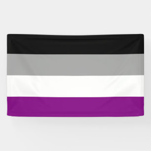 Asexuale Stolz-Flagge Banner