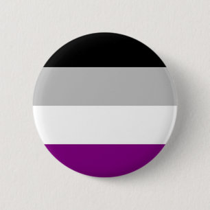 Asexuale Stolz-Flagge Button