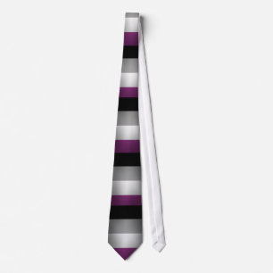 Asexuale Stolz-Flagge Krawatte
