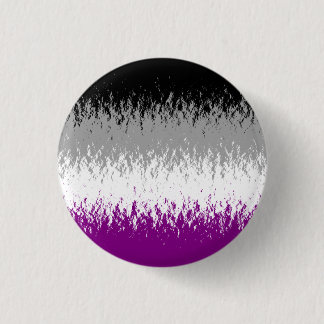 Asexualer Flaggen-Knopf "Flammensa" Button