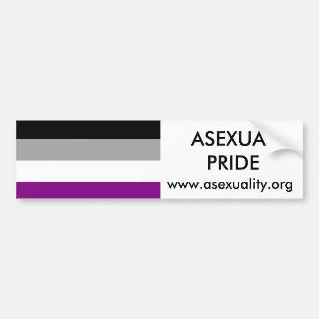 Asexualer Stolz-Autoaufkleber 2 Autoaufkleber (Vorne)