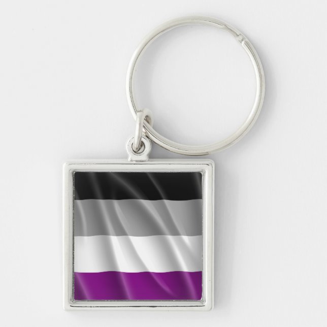 ASEXUALER STOLZ SCHLÜSSELANHÄNGER (Vorne)