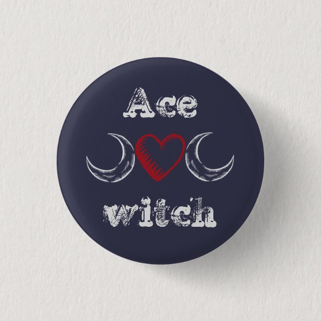 (Asexuales) Abzeichen der Ashexe/ Button (Vorderseite)