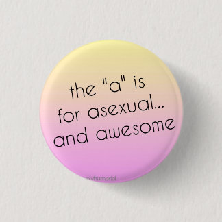 Asexuales Stolz-Button Button