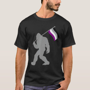 Asexualität: Flag-Monster auf ACE Asexual T-Shirt