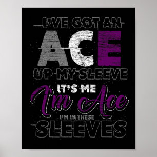 Asexualität ist mein Ich, ich bin Ass und ich in d Poster