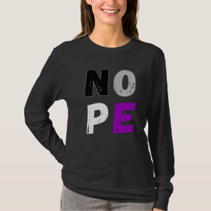 Asexualität Nope Flag Ace asexual Flag LGbt Prix A T-Shirt