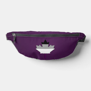 Asexualitäts-Stolz-Ahornblatt Bauchtasche