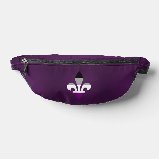 Asexuality pride fleur-de-lis  bauchtasche (Ablage )