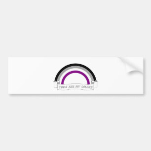 Asexualityregenbogenstolz Autoaufkleber