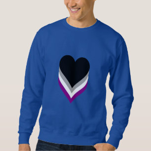 Asexualitystolz-Herzen Sweatshirt
