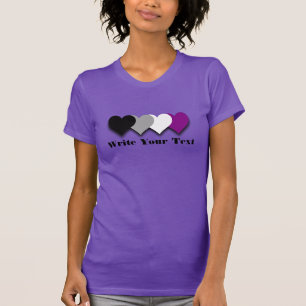 Asexualitystolz-Herzen T - Shirt