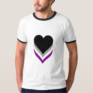 Asexualitystolz-Herzen T - Shirt