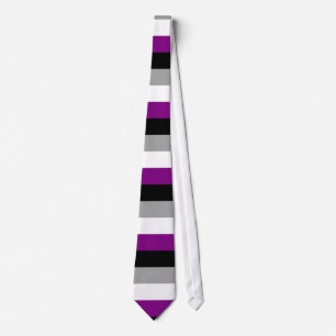 Asexualitystolzflagge Krawatte