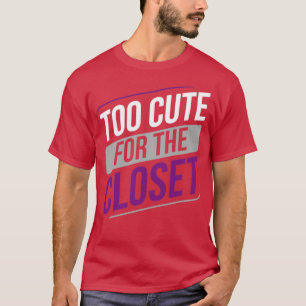 Asexuell zu Niedlich für die Closet-As-Asexualität T-Shirt