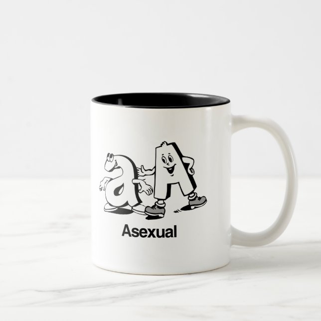 asexuell zweifarbige tasse (Rechts)