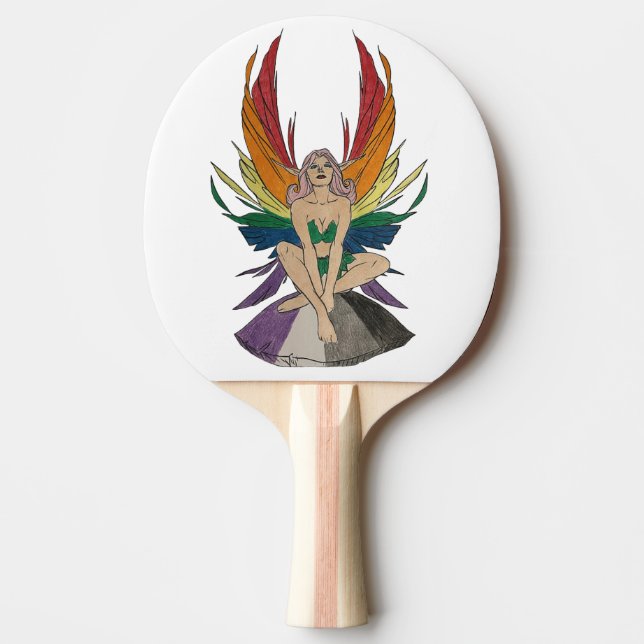 Asexuelle Fee Tischtennis Schläger (Vorderseite)