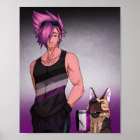 Asexuelle Pride Colors (kein Text)