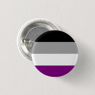 Asexuelle Pride-Flagge Button