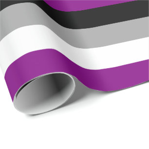 Asexuelle Pride-Flagge Geschenkpapier