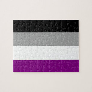 Asexuelle Pride-Flagge LGBTQ Puzzle