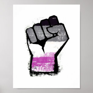 Asexuelle Protestfäule Poster