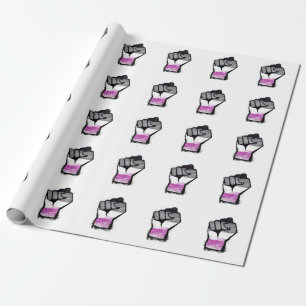 Asexuelle Protestfäuste Geschenkpapier