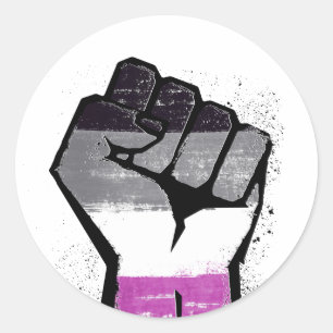 Asexuelle Resistenz Runder Aufkleber