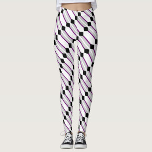 Asexuelle Stolzflaggen-Kunst von EelKat Wendy C Al Leggings