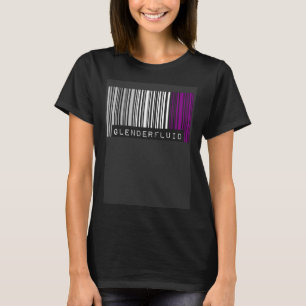 Asexueller Barcode Pride Genderfluid Süß Ace Ästhe T-Shirt