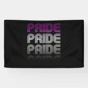 Asexueller Retro-Stolz Banner