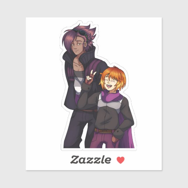 Asexueller Stolz Aufkleber (Blatt)