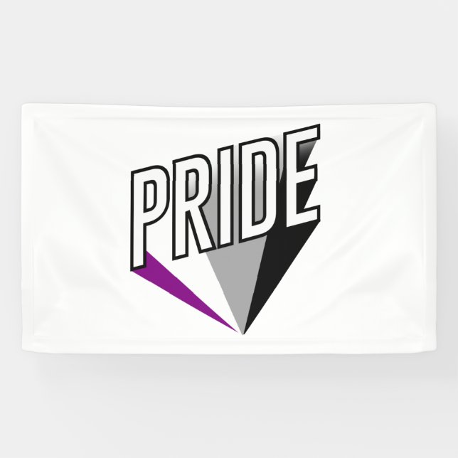 Asexueller Stolz Banner (Horizontal)