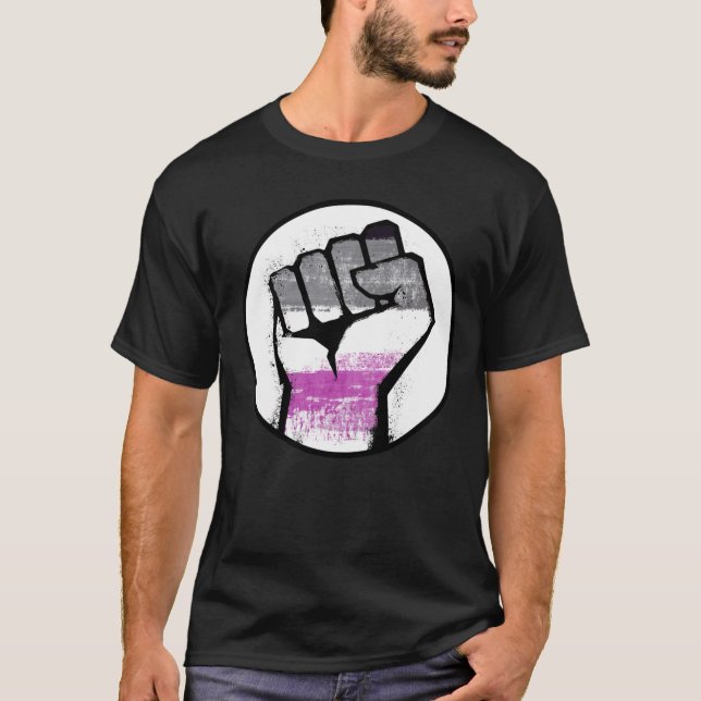 Asexueller Stolz Faust-T - Shirt (Vorderseite)