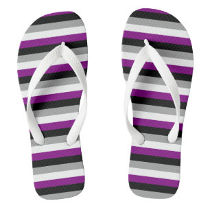 Asexueller Stolz Flip Flops