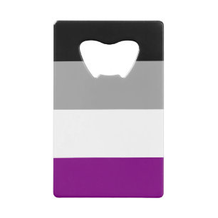 Asexueller Stolz Geldbeutel Flaschenöffner