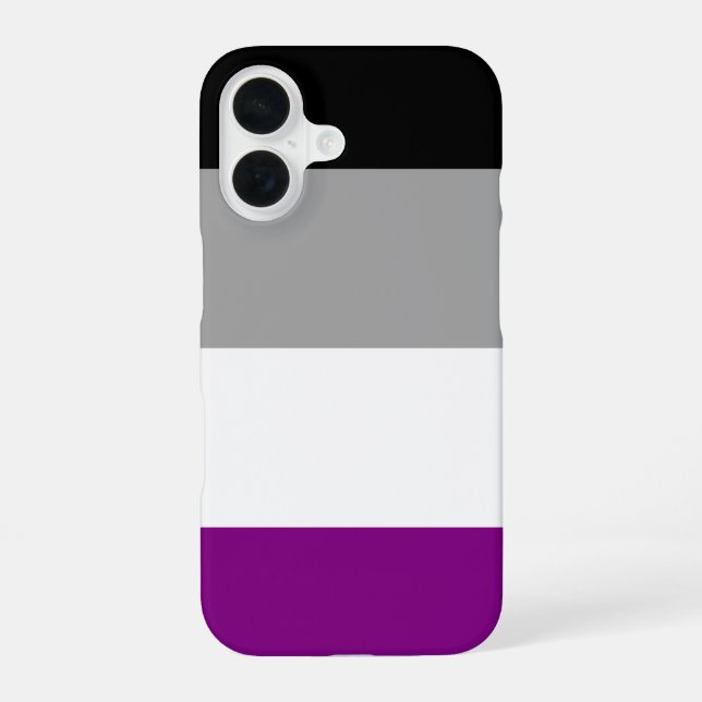Asexueller Stolz iPhone 16 Hülle (Rückseite)