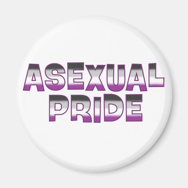 Asexueller Stolz Magnet (Vorne)