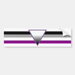Asexueller Stolz T-Shirt-Aufkleber Autoaufkleber