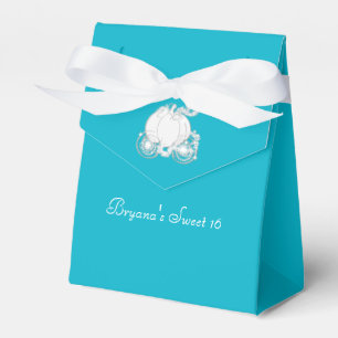 ASFARBE Cinderella Silber-Kutsche Geschenkbox Geschenkschachtel