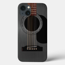 Ash Black Acoustic Guitar Case-Mate iPhone Hülle