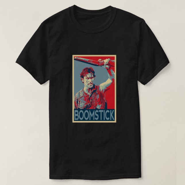 Ash Boomstick Evil Dead and Army of Darkness Class T-Shirt (Design vorne)