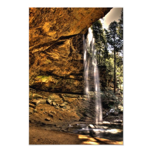 Ash Cave Falls, Hocking Hills, Ohio Fotodruck (Vorne)