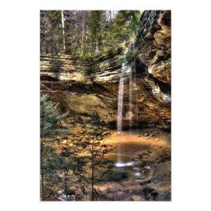 Ash Cave Falls, Hocking Hills, Ohio Fotodruck